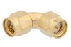 Precision SMA Male to SMA Male Radius Right Angle Adapter, Gold Plated