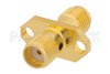 2 Hole Flange Mount SMA Female to SMA Female Adapter