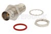 75 Ohm BNC Female to 75 Ohm F Female Bulkhead Mount Adapter