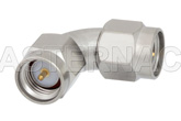 SMA Male to SMA Male Radius Right Angle Adapter, Up To 18 GHz