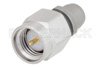 Slide-On BMA Plug to SMA Male Adapter