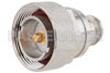 N Female to 7/16 DIN Male Adapter, With Knurl