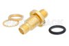 Hermetically Sealed SMA Female to SMA Female Bulkhead Mount Adapter