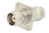 TNC Female to TNC Female 4 Hole Flange Mount Adapter