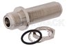 Hermetically Sealed N Female to N Female Bulkhead Mount Adapter, For 1 inch Max. Panel
