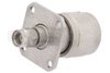 Precision 4 Hole Flange Mount SMA Male to N Male Adapter