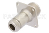 4 Hole Flange Mount N Female to HN Female Adapter