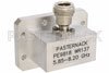 WR-137 CMR-137 Flange to N Female Waveguide to Coax Adapter Operating From 5.85 GHz to 8.2 GHz