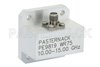 WR-75 Square Type Flange to SMA Female Waveguide to Coax Adapter Operating from 10 GHz to 15 GHz