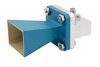 WR-75 Waveguide Standard Gain Horn Antenna Operating from 10 GHz to 15 GHz with a Nominal 10 dB Gain SMA Female Input