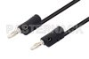 Banana Plug to Banana Plug Cable 36 Inch Length Using Black Wire