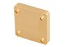 WR-34 Waveguide Short Plate, UG-Cover Square Flange, 4mm Copper