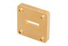 WR-42 Waveguide Shim, UG-Cover Square flange, 4mm Brass