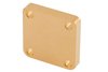 WR-42 Waveguide Short Plate, UG-Cover Square Flange, 4mm Copper