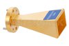 WR-12 Waveguide Standard Gain Horn Antenna Operating from 60 GHz to 90 GHz with a Nominal 20 dBi Gain with UG-387/U-Mod Round Cover Flange