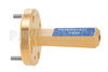 WR-8 Waveguide Standard Gain Horn Antenna Operating from 90 GHz to 140 GHz with a Nominal 10 dBi Gain with UG-387/U-Mod Round Cover Flange