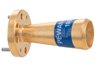 WR-15 Waveguide Conical Gain Horn Antenna Operating from 58 GHz to 68 GHz with a Nominal 15 dBi Gain with UG-385/U Round Cover Flange