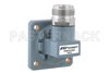 WR-62 UG-1665/U Square Cover Flange to N Female Waveguide to Coax Adapter Operating from 12.4 GHz to 18 GHz