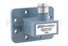 WR-137 CPR-137G Grooved Flange to Type N Female Waveguide to Coax Adapter, 5.85 GHz to 8.2 GHz, C Band, Aluminum, Paint