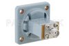 WR-62 UG-1665/U Square Cover Flange to End Launch SMA Female Waveguide to Coax Adapter Operating from 12.4 GHz to 18 GHz