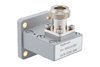 WR-62 UBR140 Flange to N Female Waveguide to Coax Adapter Operating from 11.9 GHz to 18 GHz in Brass