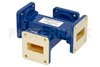 WR-112 Waveguide 30 dB Crossguide Coupler, UG-51/U Square Cover Flange, 7.05 GHz to 10 GHz, Bronze