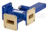 WR-90 Waveguide 30 dB Crossguide Coupler, 3 Port UG-39/U Square Cover Flange, 8.2 GHz to 12.4 GHz, Bronze