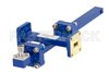 WR-34 Waveguide 40 dB Crossguide Coupler, UG-1530/U Square Cover Flange, 2.92mm Female Coupled Port, 22 GHz to 33 GHz, Bronze