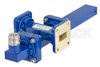 WR-75 Waveguide 20 dB Crossguide Coupler, Square Cover Flange, N Female Coupled Port, 10 GHz to 15 GHz, Bronze