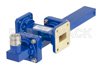 WR-75 Waveguide 30 dB Crossguide Coupler, Square Cover Flange, N Female Coupled Port, 10 GHz to 15 GHz, Bronze