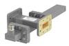 WR-112 Waveguide 40 dB Crossguide Coupler, CPR-112G Flange, N Female Coupled Port, 7.05 GHz to 10 GHz, Bronze