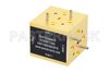WR-10 Waveguide Magic Tee, UG-387/U-Mod Round Cover Flange Operating from 75 GHz to 110 GHz