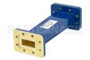 WR-137 to WR-112 Waveguide Transition 6 Inch Length, CPR-137G Grooved Flange to CPR-112G Grooved Flange