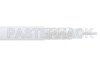 75 Ohm Flexible RG187 Coax Cable Single Shielded with White PTFE Jacket