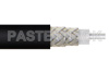 53 Ohm Flexible RG55 Coax Cable Double Shielded with Black PE Jacket