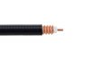 Low Loss SPF-375 Rated Corrugated Coax Cable with Black FRPE Jacket Superflexible Fire Rated