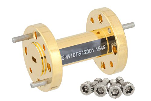 WR-10到WR-12波导转换器，UG-387/U-Mod圆盖法兰 转UG-387/U圆盖法兰，1英寸