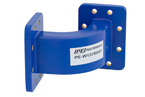 WR-137 Commercial Grade Waveguide E-Plane with CPR-137G Flange Operating from 5.85 GHz to 8.2 GHz