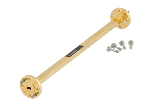 WR-15 仪表级直波导，6英寸，UG-385/U法兰，50 GHz ~ 75 GHz