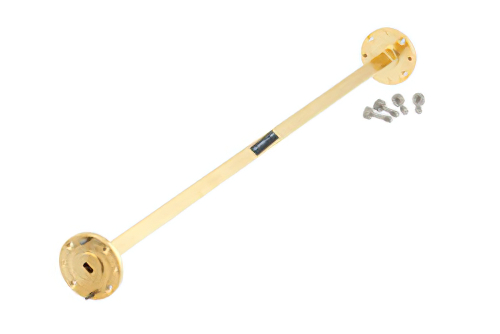 WR-19 仪表级直波导，12英寸，UG-383/U-Mod法兰，40 GHz ~ 60 GHz