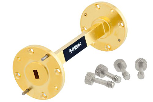 WR-19 仪表级直波导，3英寸，UG-383/U-Mod法兰，40 GHz ~ 60 GHz