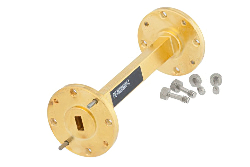 WR-22 仪表级直波导，3英寸，UG-383/U法兰，33 GHz ~ 50 GHz