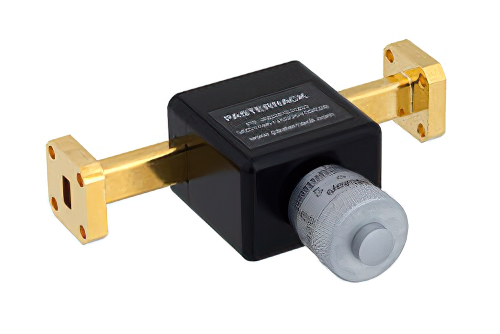 WR-28 波导移相器，0至180度，26.5 GHz ~40 GHz，UG-599/U圆盖法兰