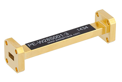 WR-28 仪表级直波导，3英寸，UG-599/U法兰，26.5 GHz ~ 40 GHz