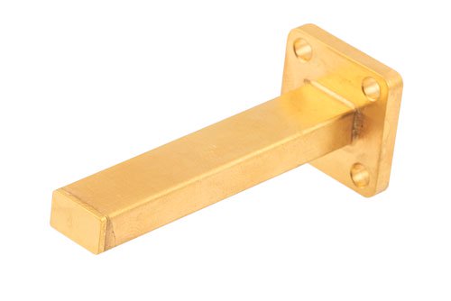 WR-28 波导负载，1 W，26.5 GHz~40 GHz，黄铜材质，UG 方盖法兰