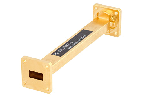 WR-62 仪表级直波导，6英寸，UG-419/U法兰，12.4 GHz ~ 18 GHz