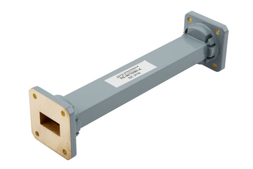 WR-75 商用级直波导，6英寸，UBR120法兰，10 GHz ~ 15 GHz