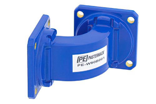 WR-90 Commercial Grade Waveguide E-Plane with UG-39/U Flange Operating from 8.2 GHz to 12.4 GHz