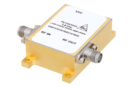 低相位噪声放大器， IP3 25 dBm，P1dB 14 dBm ，3 GHz~8 GHz，增益 11 dB，SMA