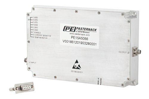 高功率氮化镓（GaN）放大器，增益43 dB，饱和功率20瓦，2 GHz~6 GHz，SMA，AB类